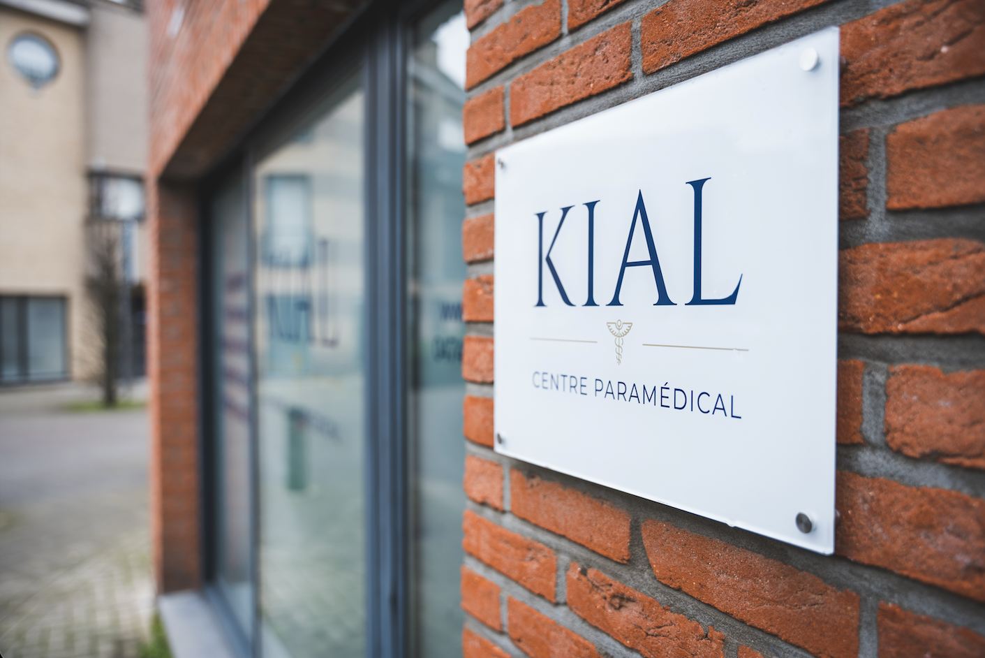 L'entrée du centre paramédical KIAL